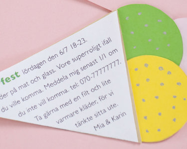 Inbjudningskort kalas